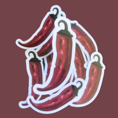 Chilli Pepper Vinyl Sticker