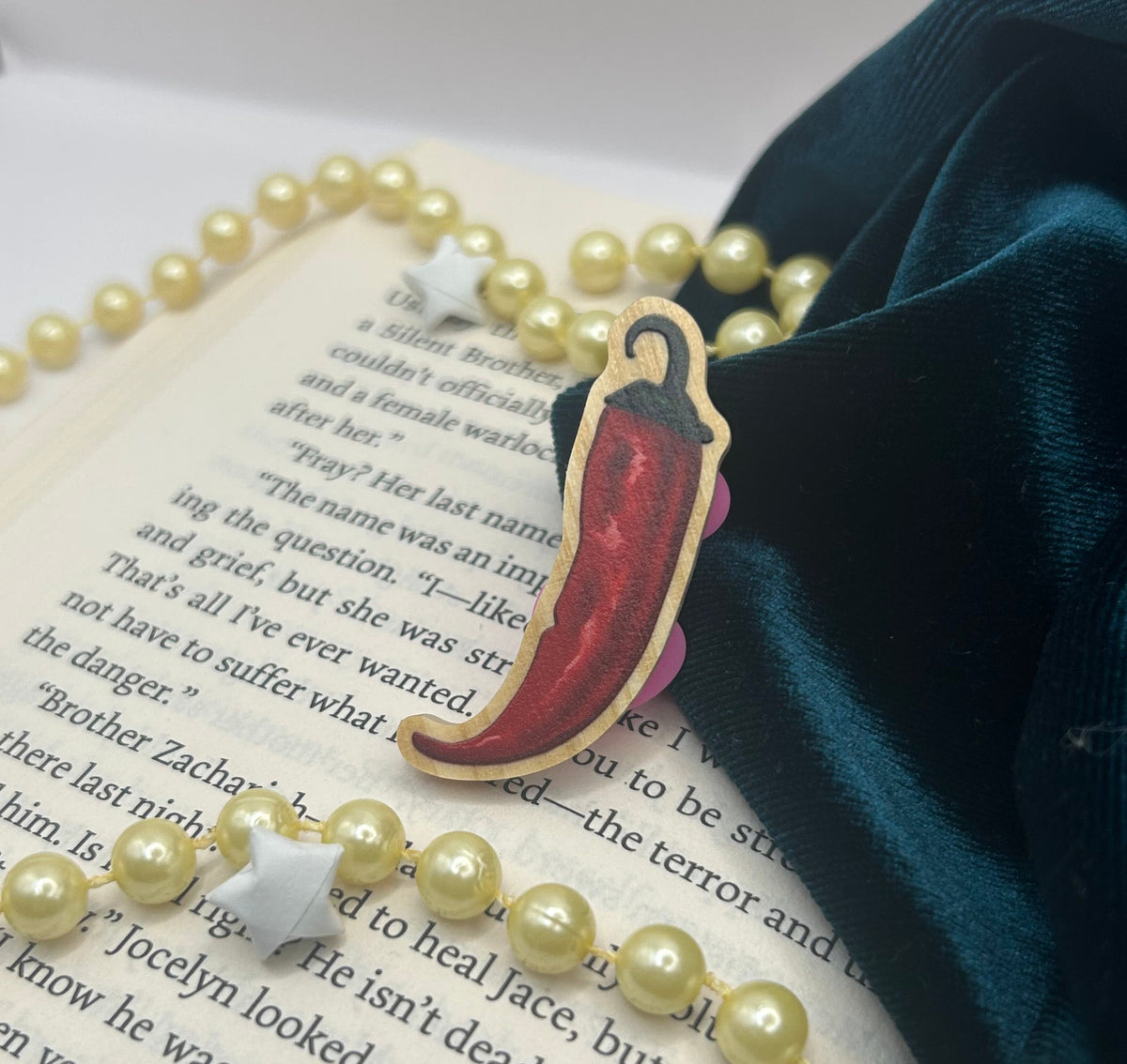 Chilli Pepper Wooden Pin