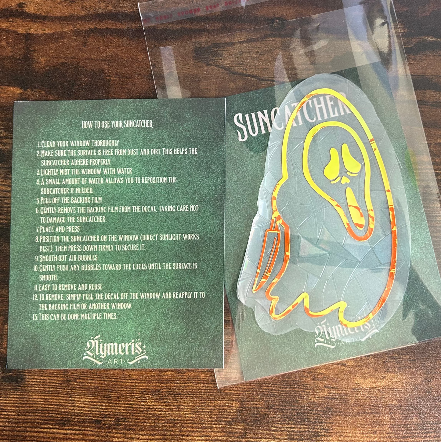 Ghost Face Suncatcher