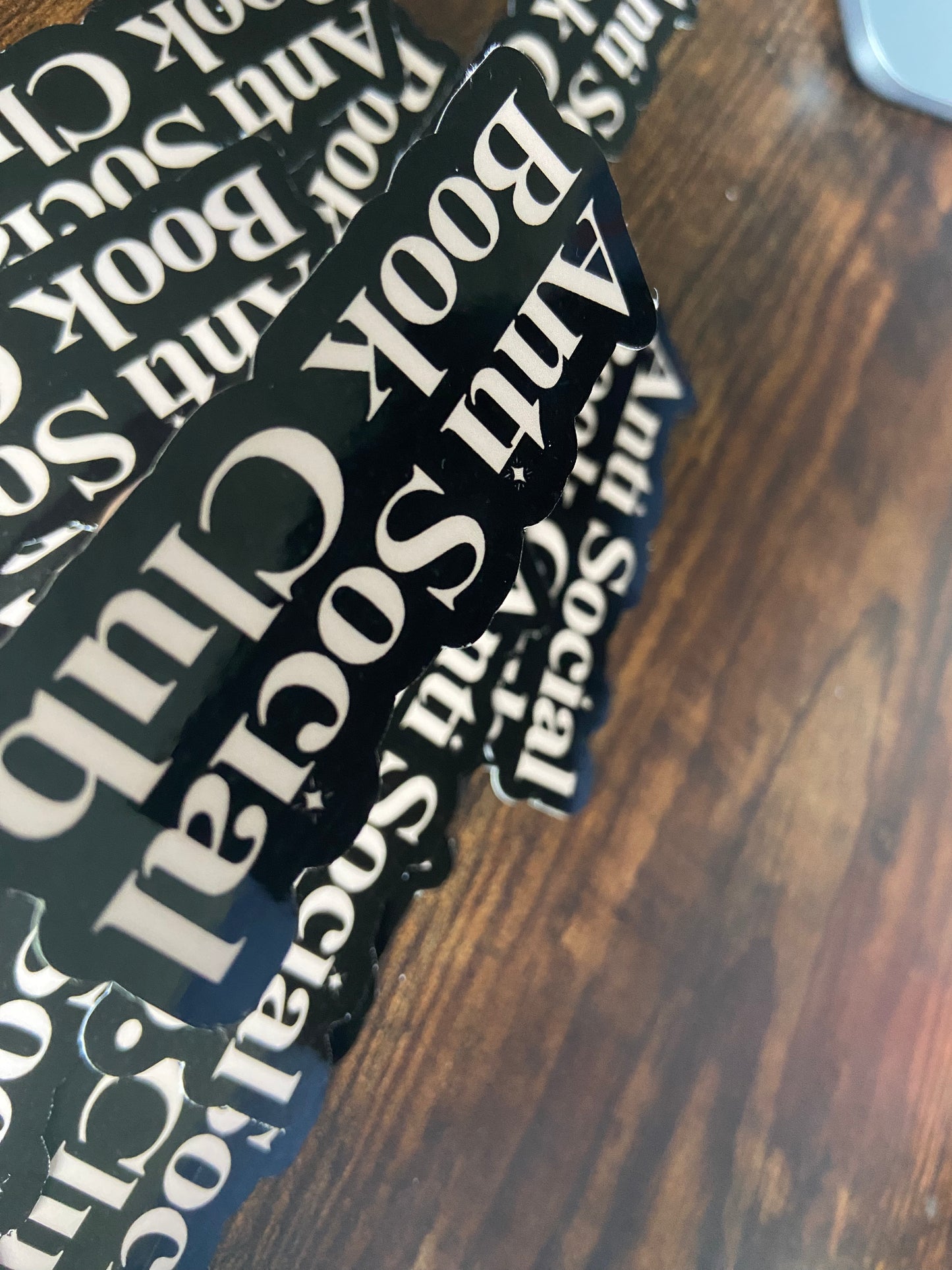 Anti Social Book Club Vinyl Sticker