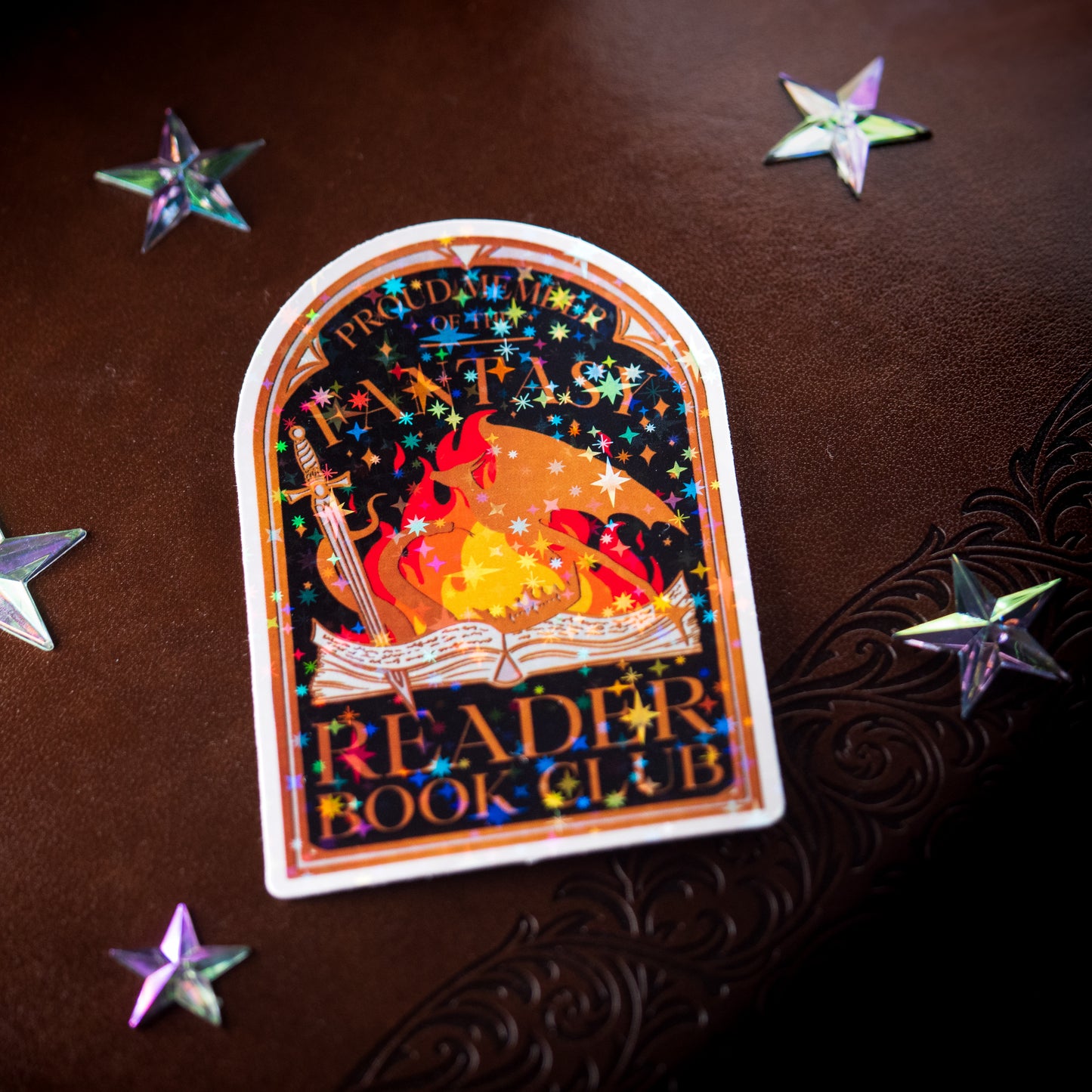 Proud Member of the Fantasy Readers Book Club Vinyl Sticker