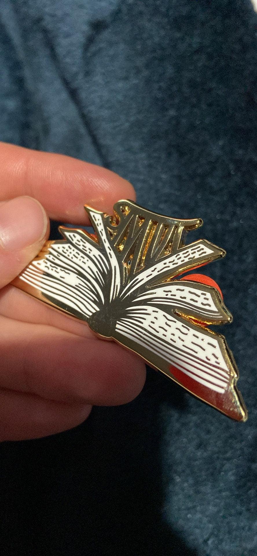SMUT Book Enamel Pin | Hard Enamel Pin - Nymeris Art