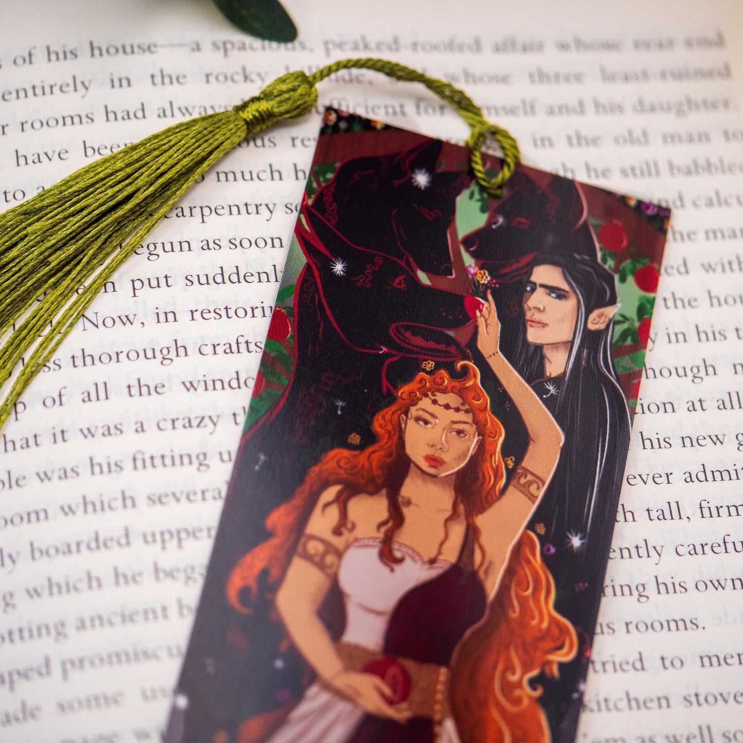 Hades and Persephone Bookmark | Double Sided - Nymeris Art