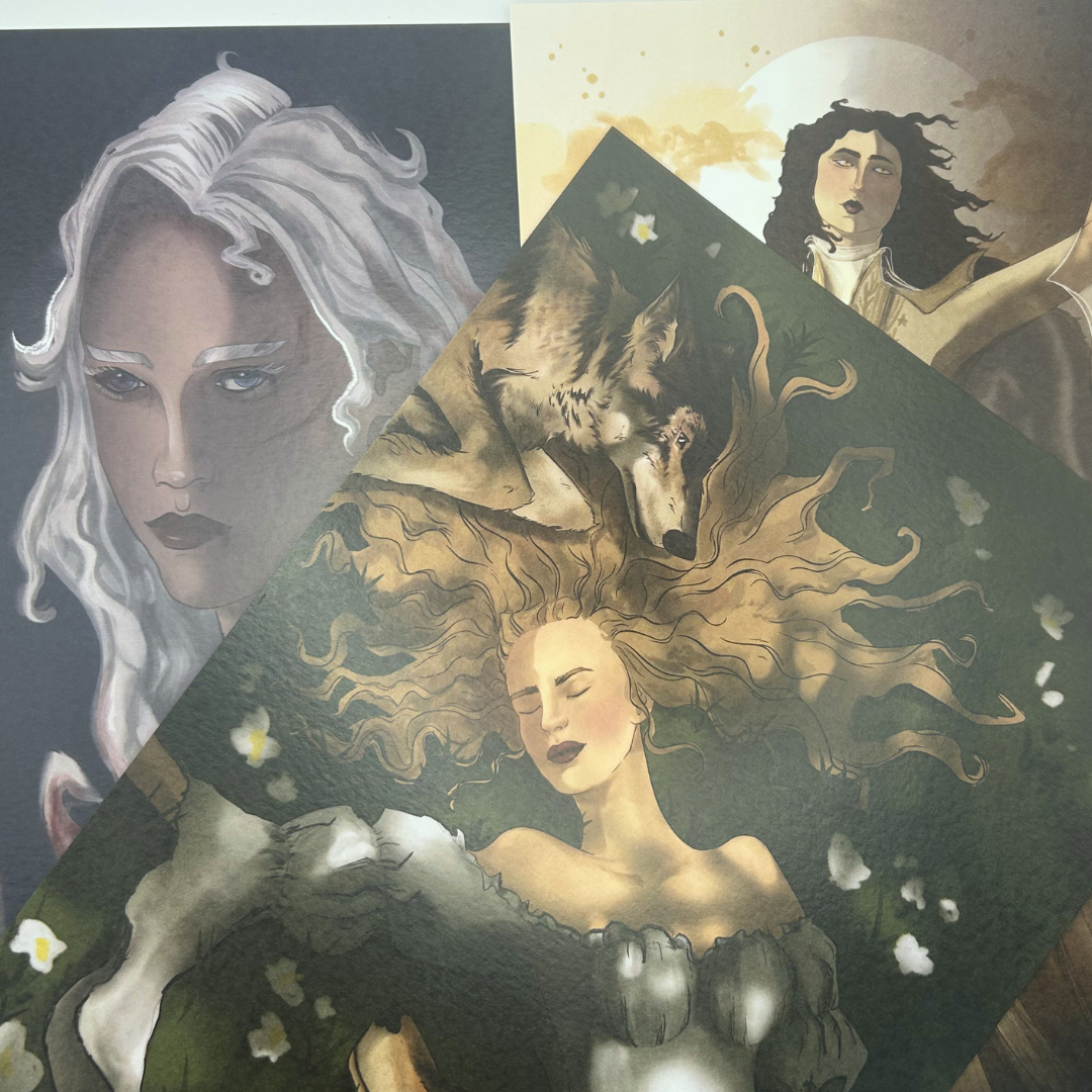 Wolves and the Women Print