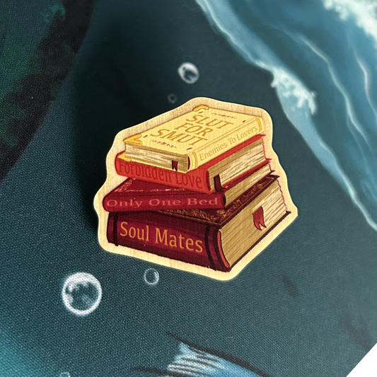 Sl*t for Smut Wooden Trope Pin