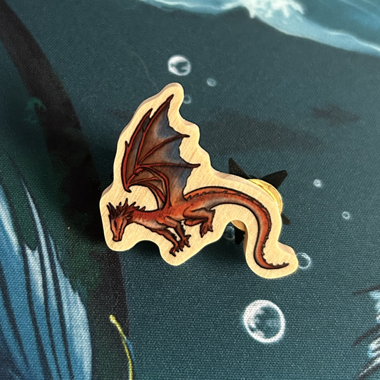 Dragon Wooden Pin
