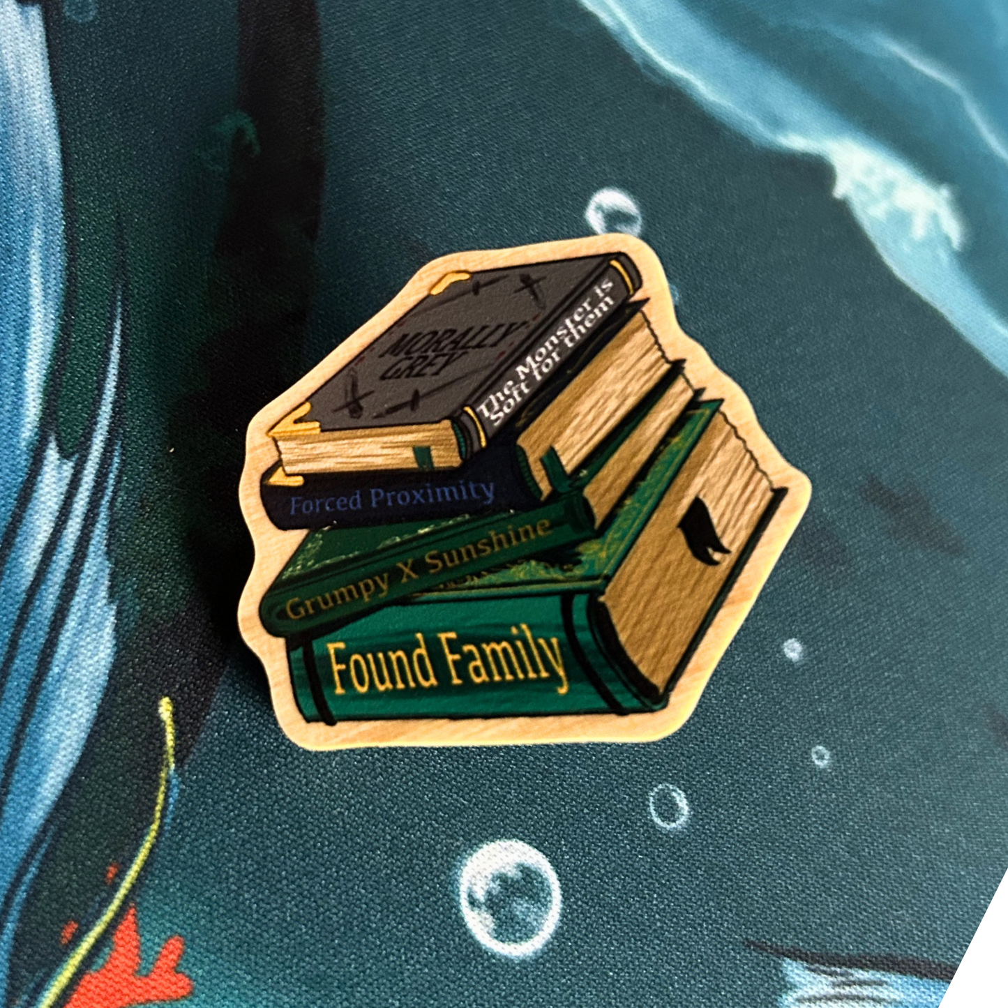 Morally Grey Wooden Trope Pin