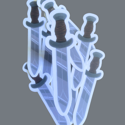 Sword Vinyl Sticker