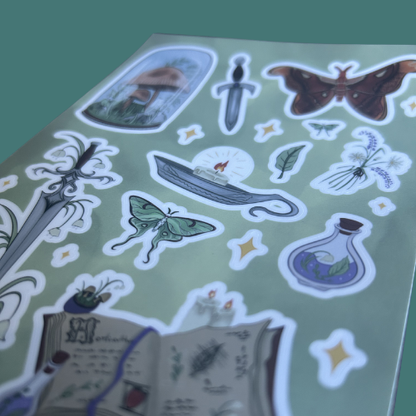 Steel & Earth Sticker Sheet