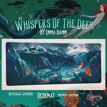 Whispers Of The Deep By Emma Hamm - Desk Mat (Official Licence)