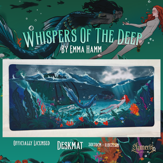 Whispers Of The Deep By Emma Hamm - Desk Mat (Official Licence)