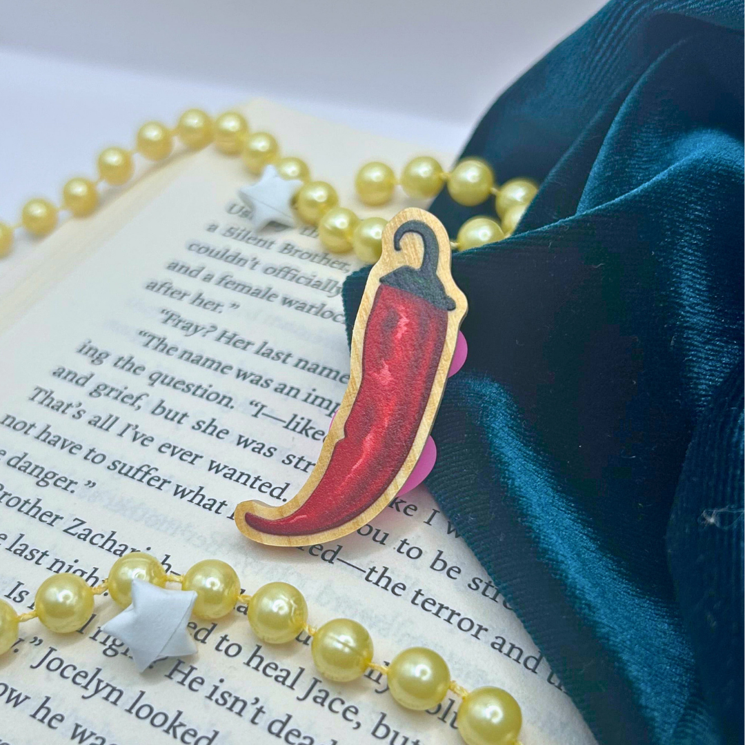 Chilli Pepper Wooden Pin