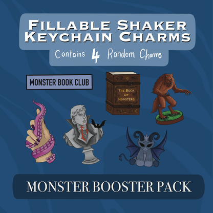 Bookshelf Shaker Keychain & Standee