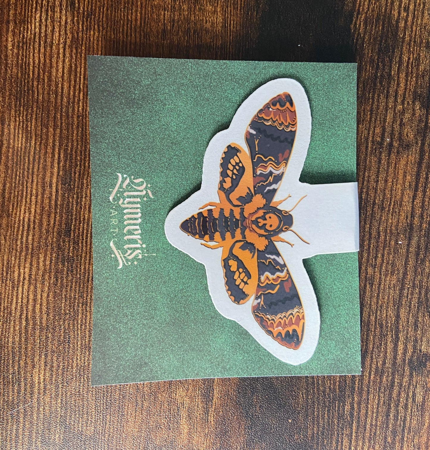 Death Headmoth Magnetic Bookmark