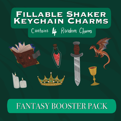 Bookshelf Shaker Keychain & Standee