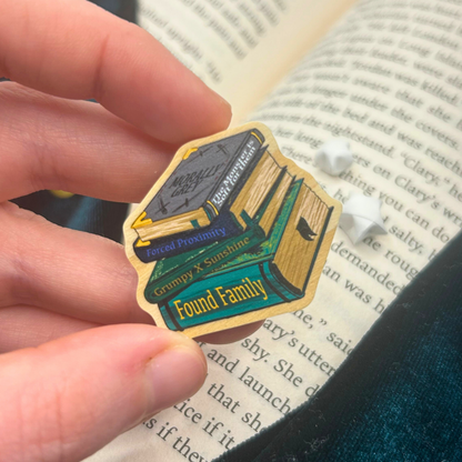 Morally Grey Wooden Trope Pin