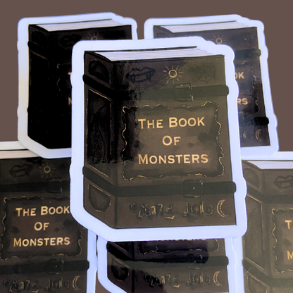The Book of Monsters Vinyl Sticker