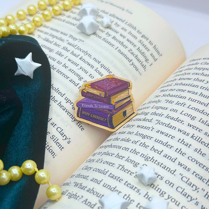 Slow Burn Wooden Trope Pin