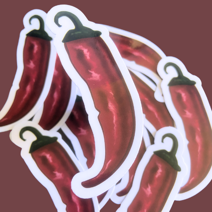 Chilli Pepper Vinyl Sticker