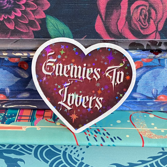 Enemies To Lovers - Gothic Holographic Sticker