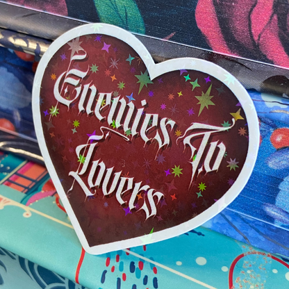 Enemies To Lovers - Gothic Holographic Sticker