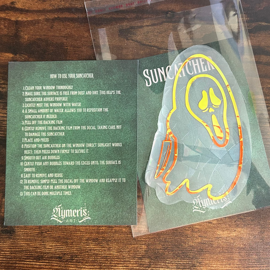 Ghost Face Suncatcher