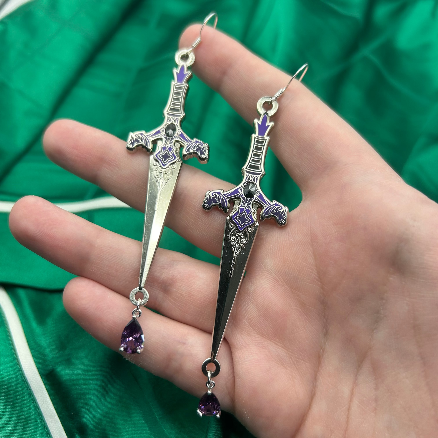 Gargoyle Hard Enamel Earrings