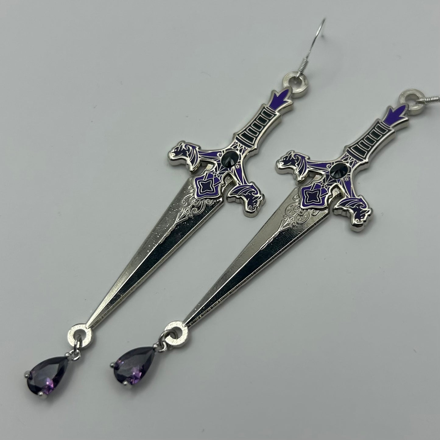 Gargoyle Hard Enamel Earrings