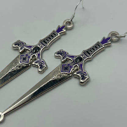 Gargoyle Hard Enamel Earrings