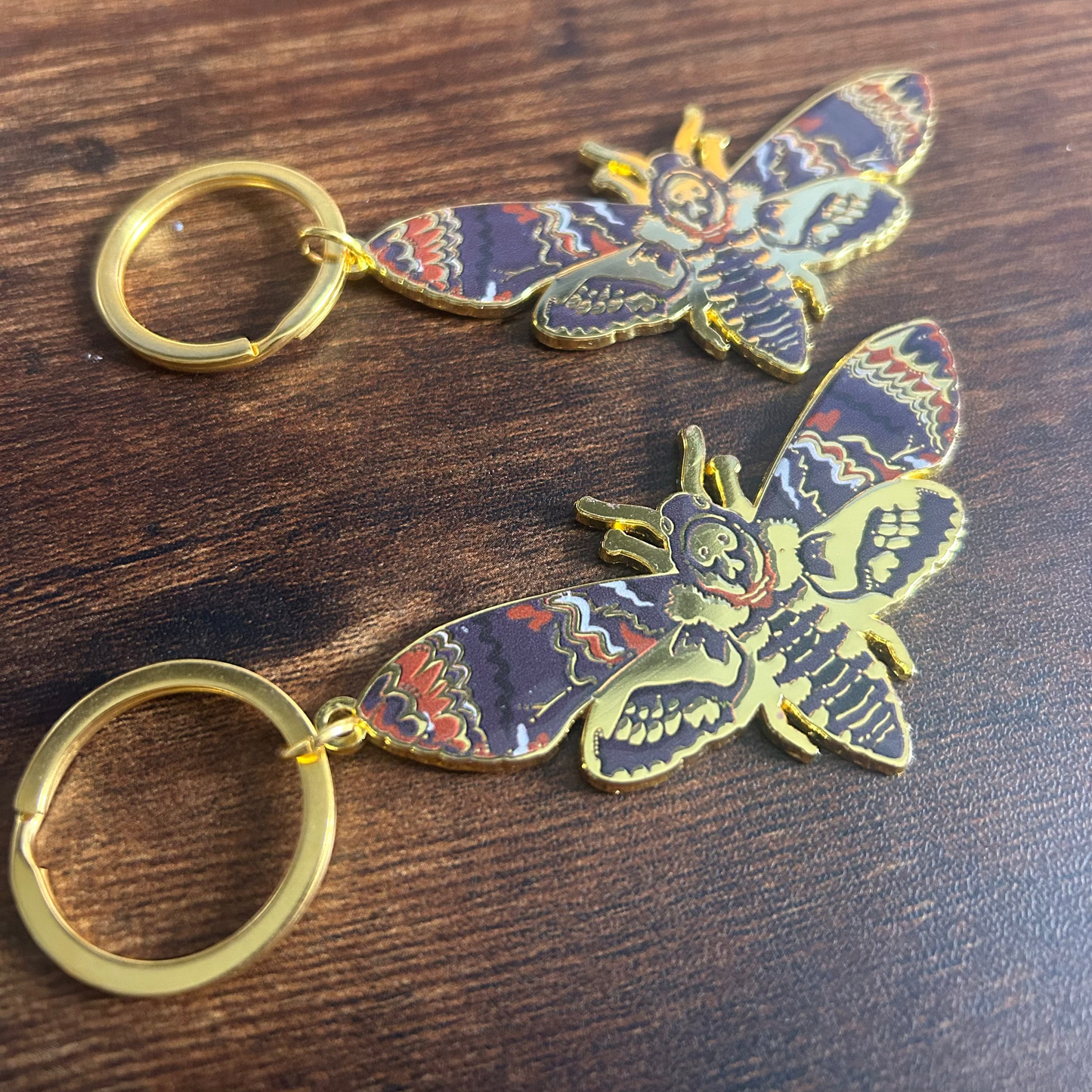 Death Head Moth Keychain