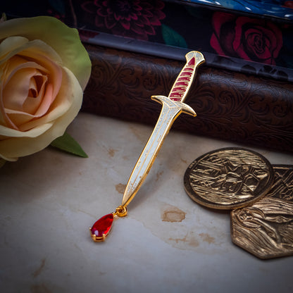 Blood Dagger Enamel Pin | Hard Enamel Pin