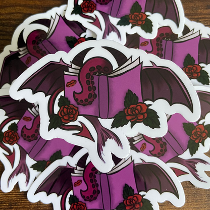 Monster Romance Books Vinyl Sticker