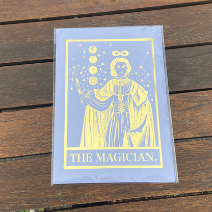 The Magician Foil Print