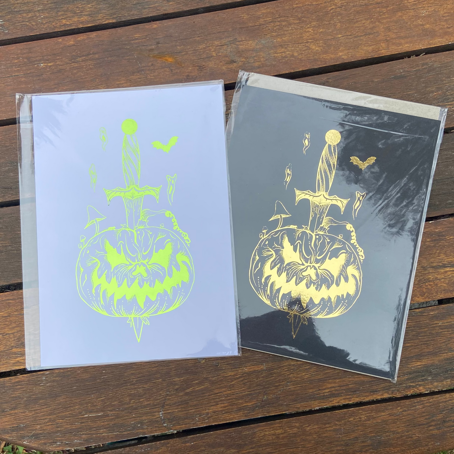Pumpkin Foil Print