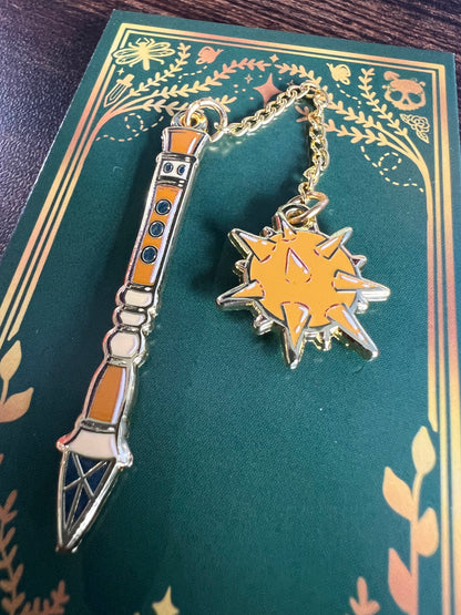Flail Hard Enamel Pin