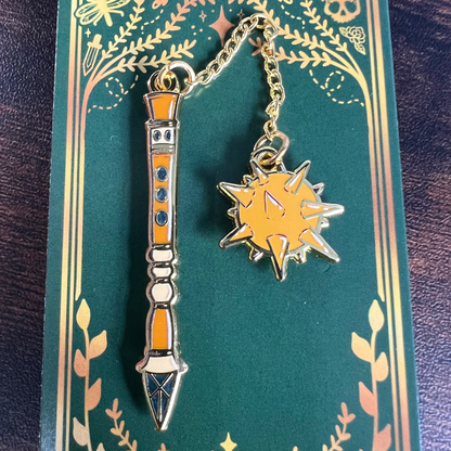 Flail Hard Enamel Pin