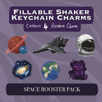 Bookshelf Shaker Keychain & Standee
