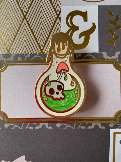 Poison Potion Enamel Pin | Hard Enamel Pin