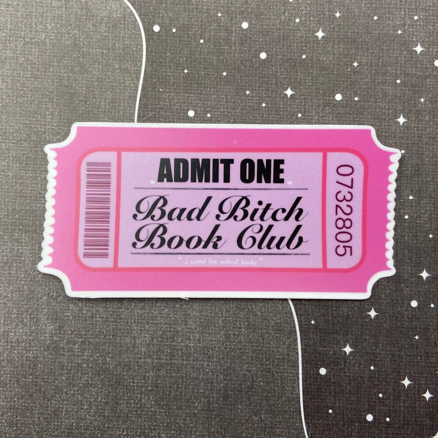 Bad Bitch Book Club Vinyl Sticker