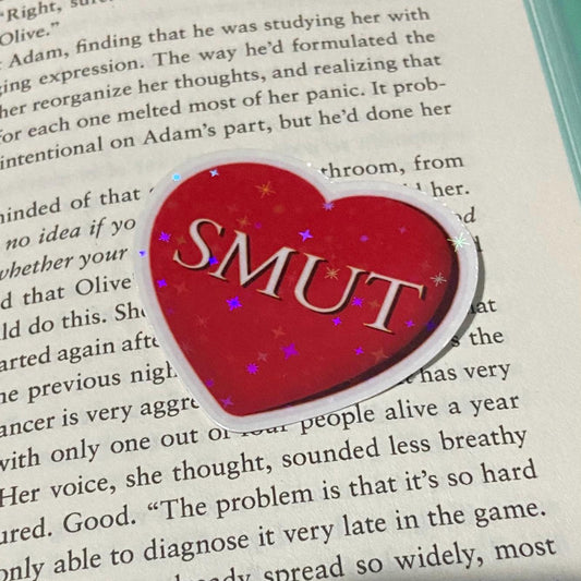 Smut Holographic Vinyl Sticker – Star Gloss, Water-Resistant