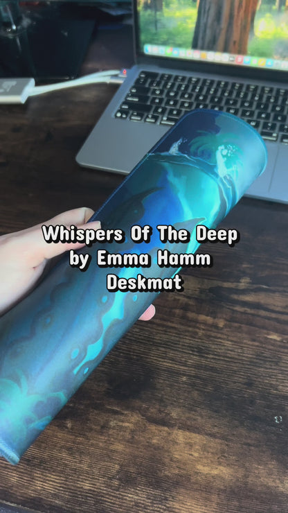 Whispers Of The Deep By Emma Hamm - Desk Mat (Official Licence)