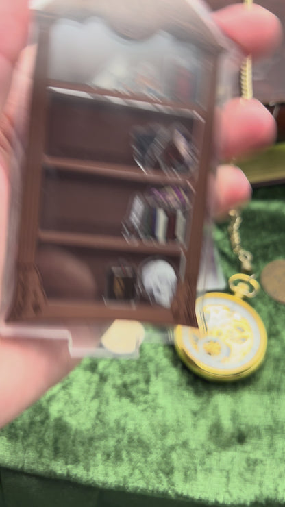 Bookshelf Shaker Keychain & Standee