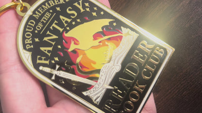 Proud Member Of The Fantasy Reader Book Club Keychain